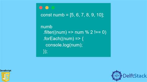 Continuar El Ciclo ForEach En JavaScript Delft Stack