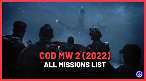 Cod Mw Campaign Missions List Locations Rewards