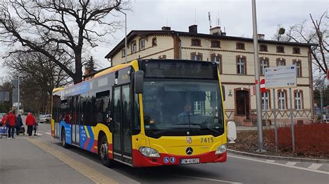 MPK Wrocław linia 105 Mercedes Benz O530 Citaro C2 7415 YouTube