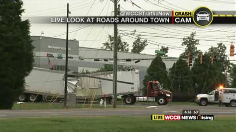 Man Seriously Injured After Tractor Trailer Crash That Caused Power Outage Expect Delays Wccb