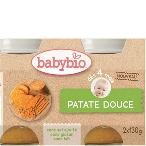 BABYBIO Petit pot légumes patate douce bio