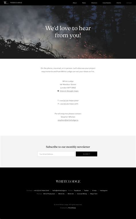 White Lodge on Behance