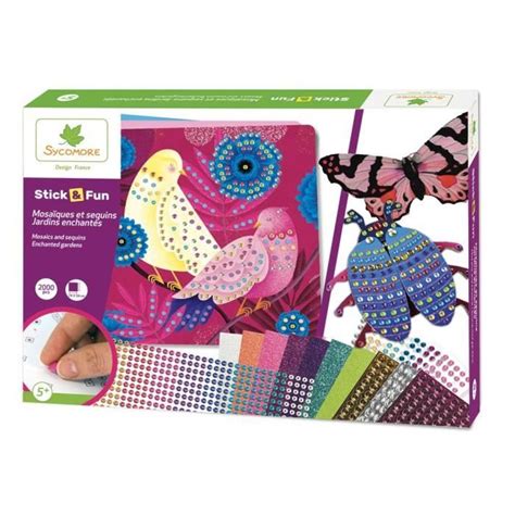 Sycomore Stickn Fun Mosa Que Et Sequin Jardin Extraordinaire