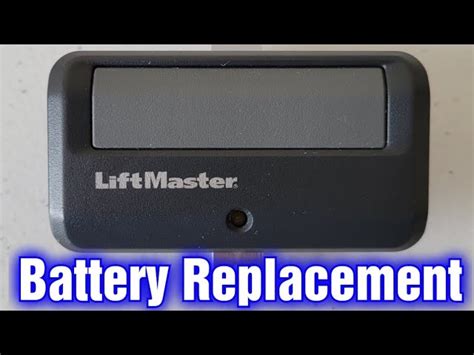 How To Change Battery Of LiftMaster Garage Door Remote