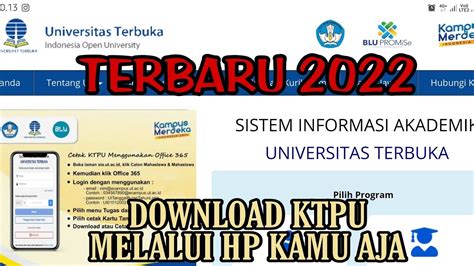 Cara Cetak Ktpu Melalui Hp Mahasiswa Ut Juni Minggu Depan