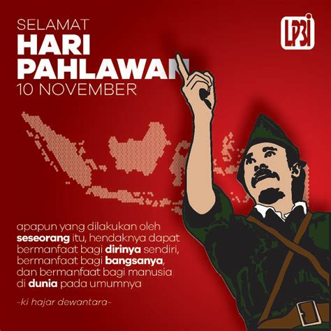 Poster Hari Pahlawan 10 November Coretan