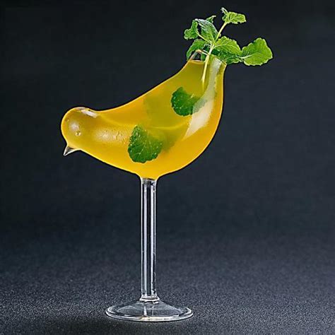 Bird Shaped Cocktail Glass Geekyget