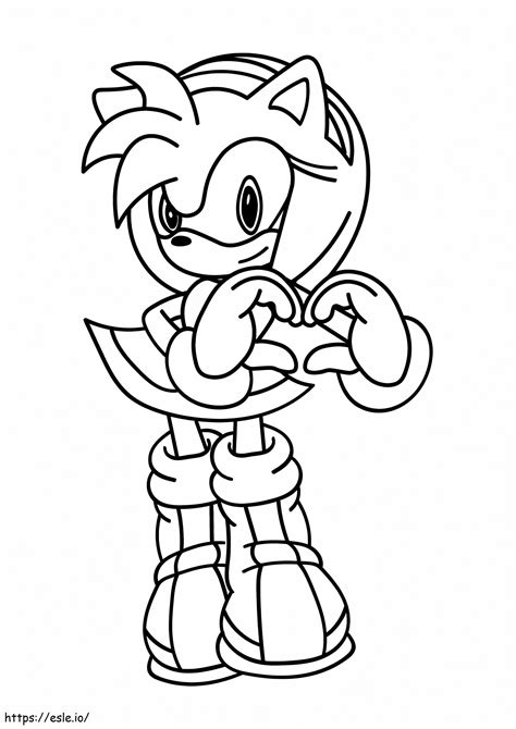 Amy Rose Sonic Zum Ausmalen Amy Rose Coloring Pages Free Printable Sexiz Pix