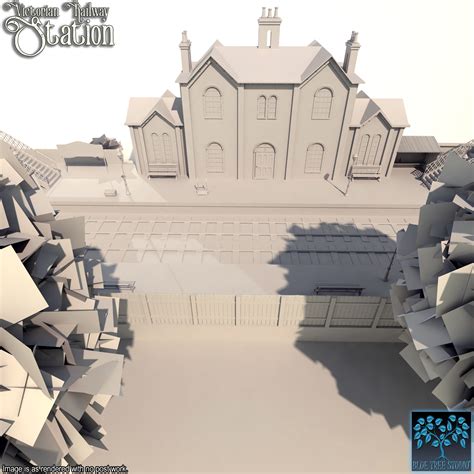 Victorian Railway Station 3D Models BlueTreeStudio