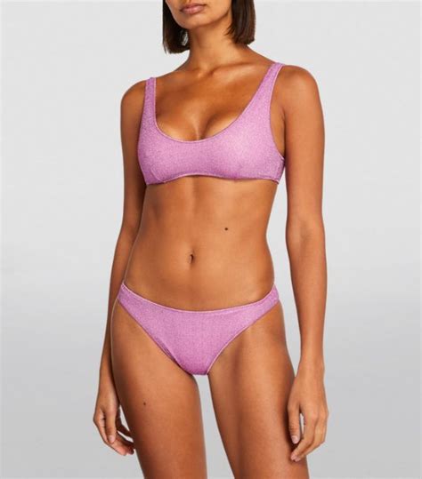 Womens Oséree pink Lumière Sporty Bikini Harrods UK