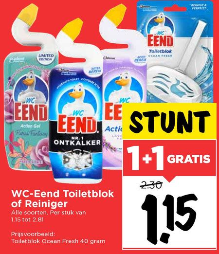 WC Eend Toiletblok Toiletreiniger Folder Aanbieding Bij Vomar Details