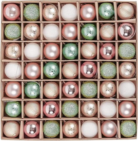 Valery Madelyn 49 pcs 3 cm Boules de Noël Boule de Décoration pour Le