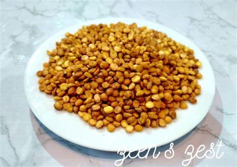 Oven Roasted Bengal Gram Or Chana Daal Recipe By ZMA Cookpad