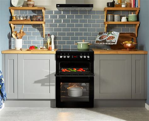 Beko KDC653W 60cm Double Oven And Grill Electric Cooker With Rapidlite