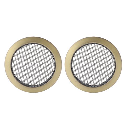 2pcs Sound Hole Inserts For Dobro Resonator Screen Box Resonant Guitar Insert Speaker Grill