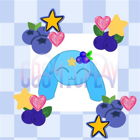 Blueberry Berri Galaxy Bunny Car Decal - Etsy