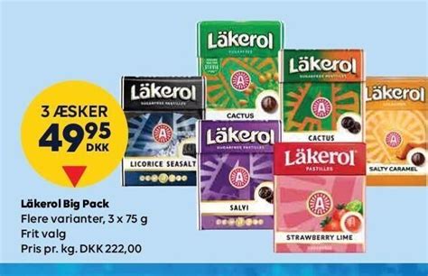 Läkerol big pack tilbud hos BorderShop