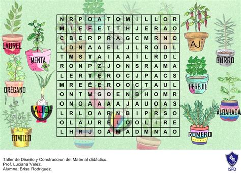 Sopa De Letras Diversidad Cultural Plantas Nativas Y Patrimonio