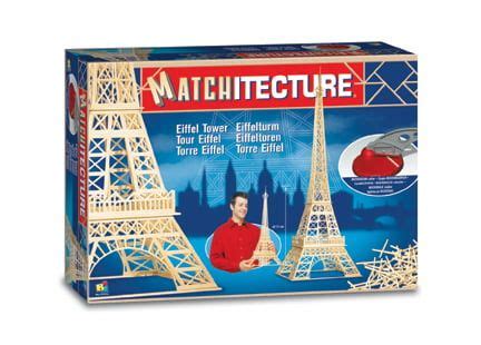 Matchitecture Eiffel Tower Matchstick Model Kit 6611 | Hobbies