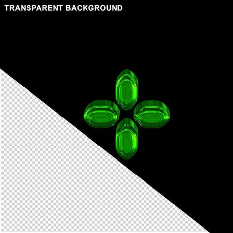 Premium PSD | Digital green symbol