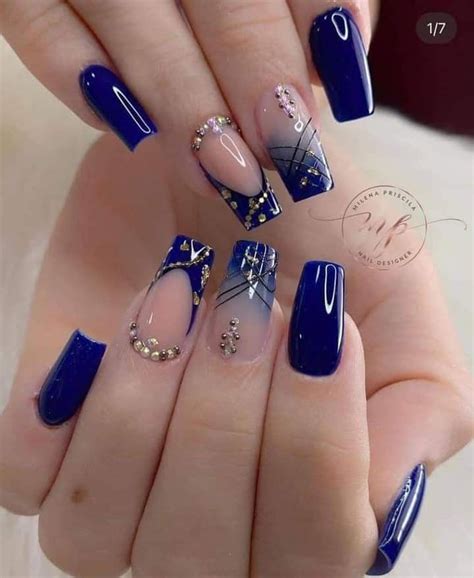 Pin By Ilianny Casta Eda On Guardado R Pido In Blue Nails Nail