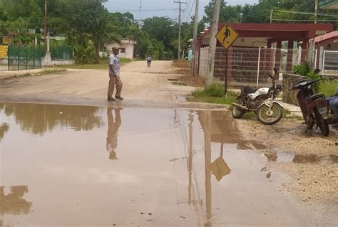 Sufren De Encharcamientos En Comunidad De San Ngel En L Zaro C Rdenas