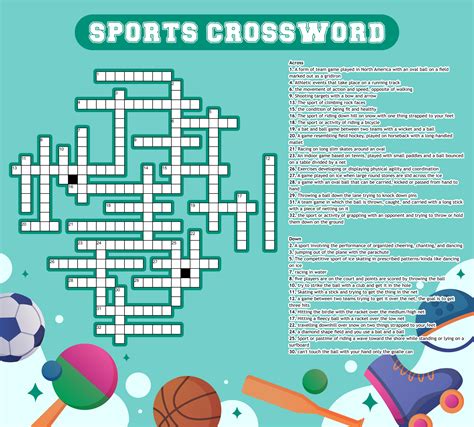 Printable Sports Crossword Puzzles