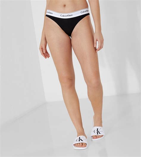 Buy Calvin Klein Bikini Brief Modern Cotton In Black Thstreet Uae