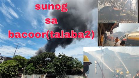 Sunog Sa Residential Area Sa Brgy Longos Zapote 3 Sa Bacoor Cavite