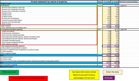 Excel File Structure Banana Accounting Software