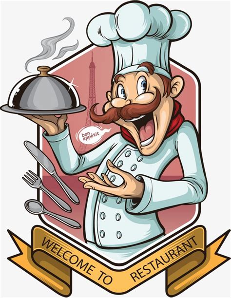 Internment Clipart Transparent Background, International Chef Restaurant Poster, Vector Material ...