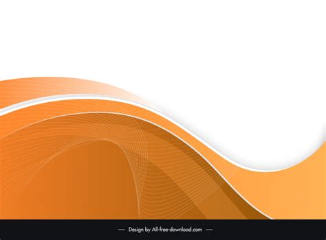 Abstract Background Template Elegant Bright Dynamic Curved Lines