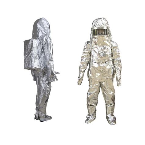 Aluminized Fire Fighting Suits Fire Proximity Suits Resistant To 1000