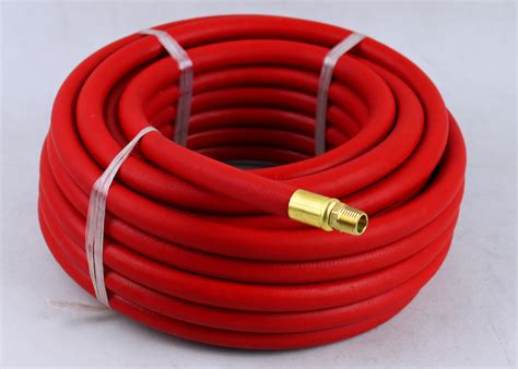 Red Rubber Air Hose With Bsp Or Npt Fittings Rubber Air Line Bp 900