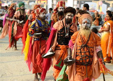 Naga sadhus lead Mahakumbh festivities