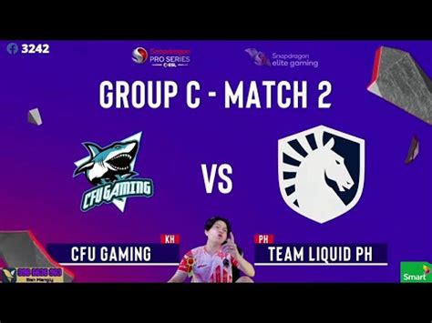 ករបរកត CFU GAMING VS TEAM LIQUID PH Game 1 YouTube