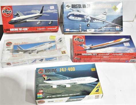 Sold Price: 5 Airfix Plastic Model Aircraft Kits - including 1-144 ...