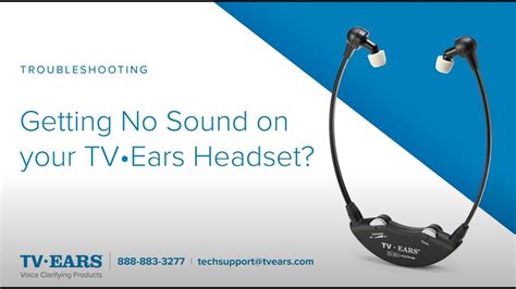 TV Ears Getting No Sound On Your TV Ears Headset Troubleshooting