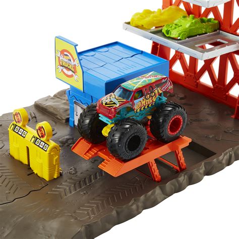 Set De Joaca Hot Wheels Monster Trucks Blast Station EMAG Ro