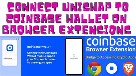 How To Connect Uniswap To Coinbase Wallet On Browser Extensions Youtube