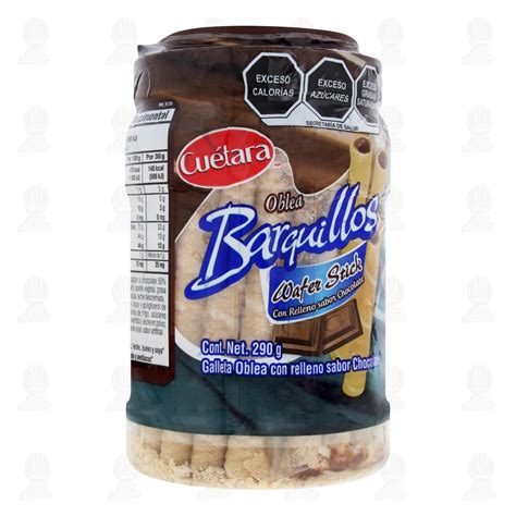 Barquillos Cu Tara Con Relleno Sabor Chocolate Gr