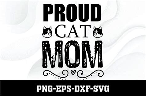 Proud Cat Mom Graphic By Design Store422 · Creative Fabrica