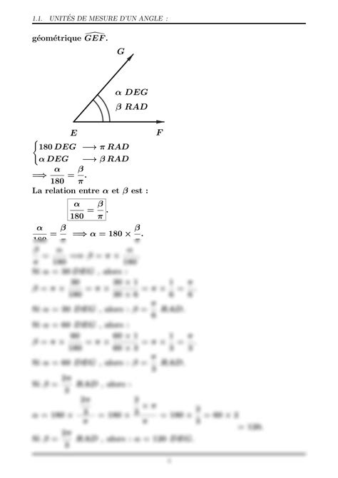 SOLUTION CALCUL TRIGONOMÉTRIQUE CLASSE DE SECONDE SCIENCES COURS ET