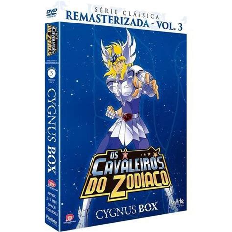 Box Dvd Os Cavaleiros Do Zodíaco Cygnus Remasterizada Vol 3 Submarino