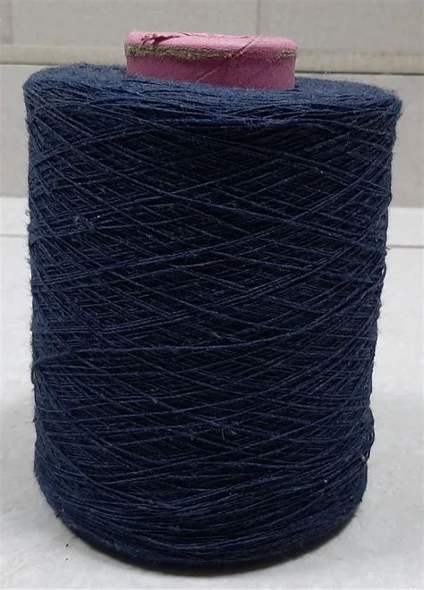 Dry Spun S Ply Navy Blue Dyed Cotton Yarn At Rs Kg In Panvel