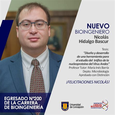 Cs Biológicas UdeC on Twitter Nuevo Bioingeniero Nicolás Hidalgo