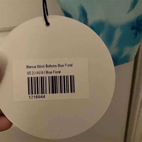 Princess Polly Blue Floral Bikini Bottoms Size 2 Depop