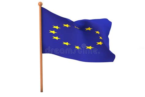 Flag Of The European Union Stock Vector Illustration Of Europe 10504410