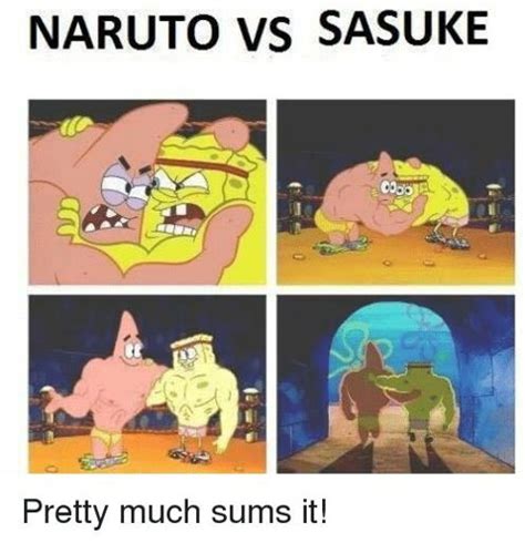 Naruto Vs Sasuke Meme Anime Amino