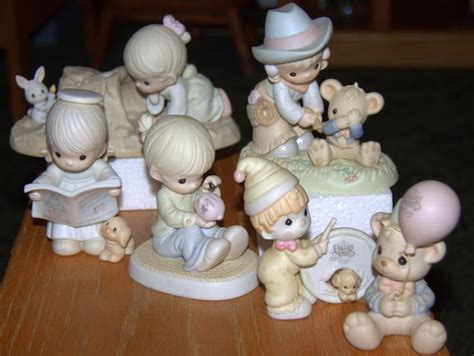 7 Precious Moments Figurines Retired by vintagewonderforever